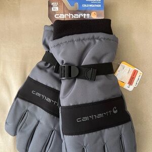 Carhartt Insulated Black and Gray Gloves